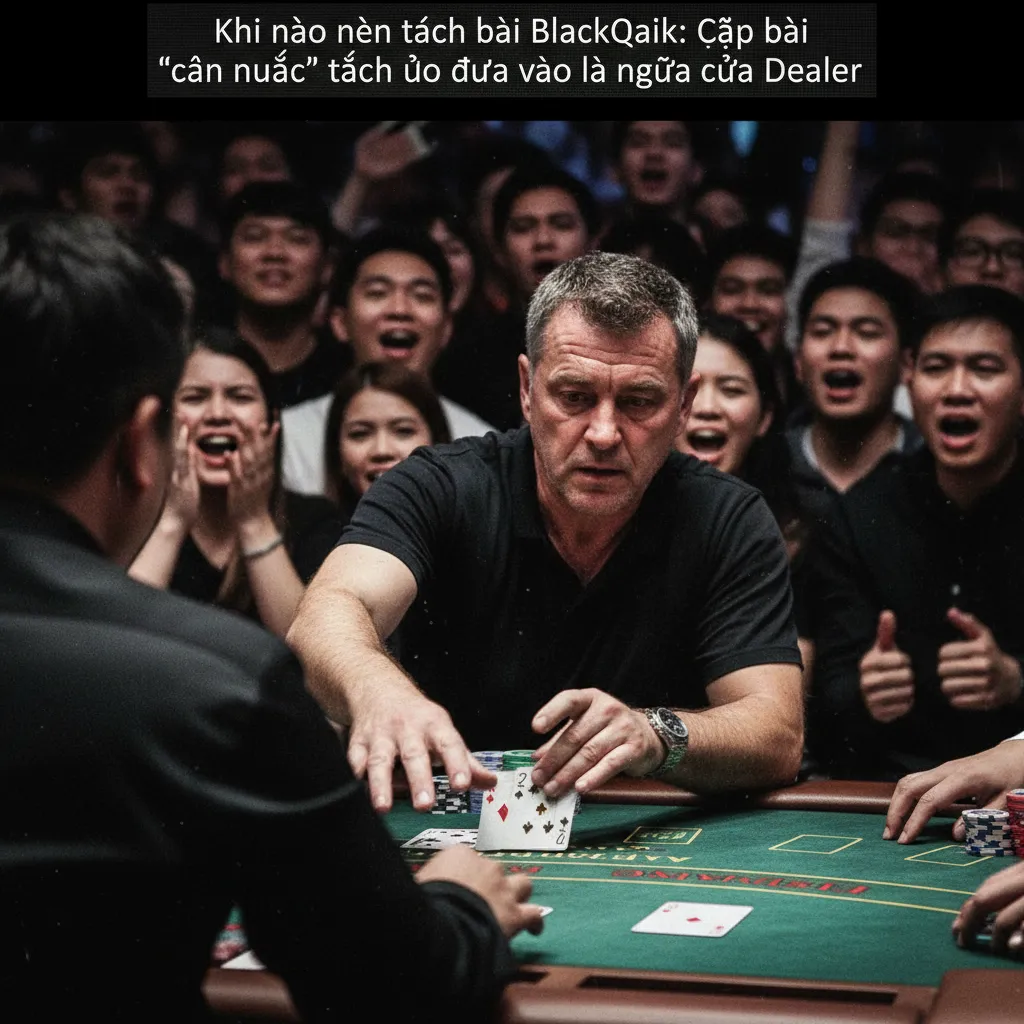 Bảng tóm tắt chiến lược tách bài Blackjack