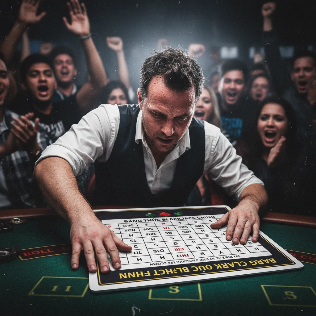 Biểu đồ chiến thuật Blackjack cơ bản