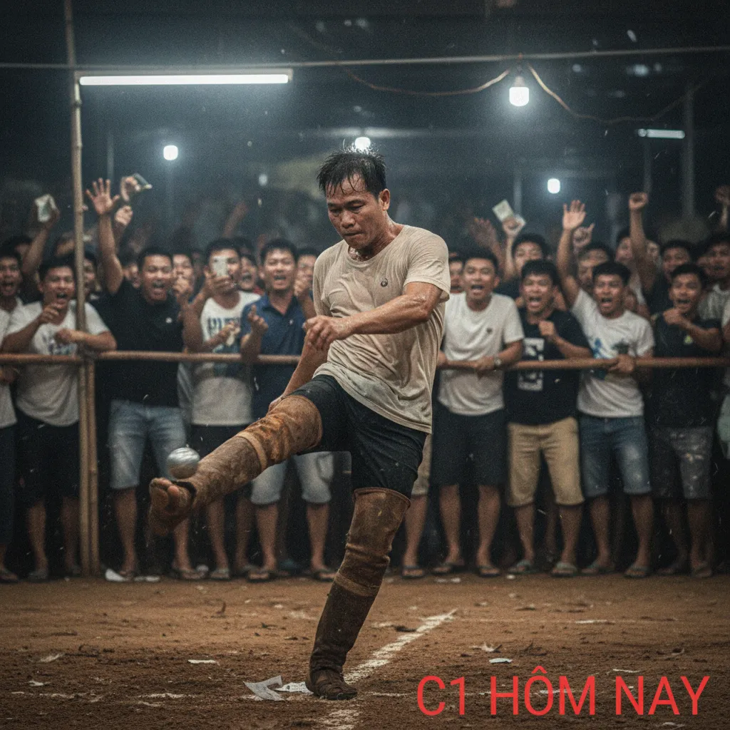 Cận cảnh một cặp cựa sắt sắc bén, vũ khí quyết định trận đấu.