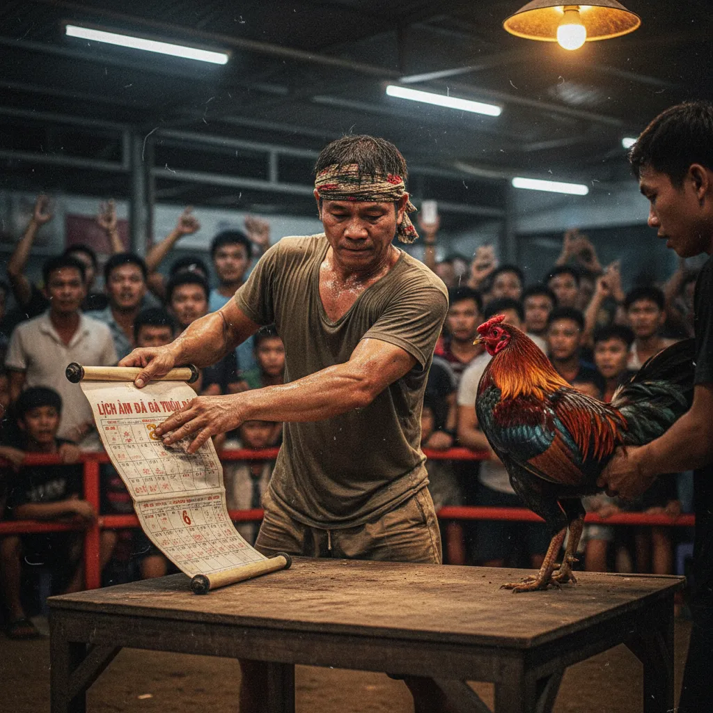 Hai chiến kê đang so tài trong một trận đá gà cựa sắt